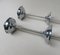 Vintage Bauhaus Flashed Glass and Chrome Ceiling Lamps, Set of 2 29