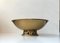 Art Deco Brass King Bowl from Ystad-Metall, 1950s 1