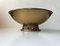 Art Deco Brass King Bowl from Ystad-Metall, 1950s 2