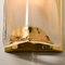 Wandlampen aus Messing und Mundgeblasenem Murano Glas von JT Kalmar, 1960er, 2er Set 6