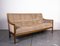Mid-Century Scandinavian Velvet Sofa in the Style of Knoll 1