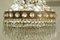 Vintage Empire Style Brass and Crystal Chandelier, 1940s, Image 4