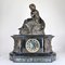 19th Century Bronze and Marble Clock and Candleholders by James Pradier, Set of 3 6