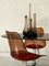 Vintage Esstisch & Stühle aus Metall, Glas & Acrylglas, 5 . Set 2