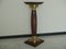 Mid-Century Empire Style Walnut and Brass Column 12