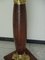 Mid-Century Empire Style Walnut and Brass Column 6