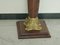 Mid-Century Empire Style Walnut and Brass Column, Image 3