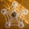 Grande Lampe de Bureau Style Maria Teresa Vintage en Cristal 5