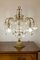 Große Vintage Kristallglas Tischlampe im Maria Teresa Stil 9