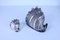 Mid-Century Silver-Coated Shells, Set of 2, Image 13