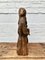 Vintage Frau und Kind Skulptur aus geschnitztem Holz 6
