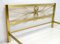 Mid-Century Gold and Satin Brass Double Bed by Luciano Frigerio, 1970s 2