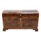 Antique Baroque Walnut Chest with Rounded Lid, Image 1