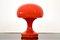 Orange Opalglas Mushroom Tischlampe von Štepán Tabery, 1960er 1