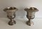 Small French Medicis Style Silvered Metal Champagne Buckets, 1940s, Set of 2, Image 1