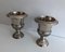 Small French Medicis Style Silvered Metal Champagne Buckets, 1940s, Set of 2 2