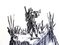 Max Ernst - The Soldier - Litografía original 1972, Imagen 4