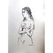Léonard Foujita - Eve With a Apple - Original Lithographie 1
