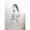 Léonard Foujita - Eve With an Apple - Original Lithograph 1