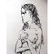 Léonard Foujita - Eve With an Apple - Original Lithograph, Image 3