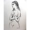 Litografia Léonard Foujita - Eve With a Apple, Immagine 2