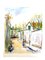 Maurice Utrillo - Inspired Village of Montmartre - Pochoir 1950 1