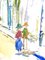 Maurice Utrillo - Inspired Village of Montmartre - Pochoir 1950 3