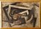 Robert Marc - Sin título - Signed Oil on Canvas, años 50, Imagen 2