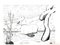 Póster de Roger Vieillard - Caballo surrealista - Original 1946, Imagen 1