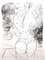 Salvador Dali - Venus in Pelzen - Original Briefstich mit eigenhändiger Radierung 1968 1