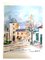 Ispirato villaggio di Montmartre - Pochoir 1950, Immagine 5