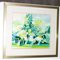 Camille Hilaire - Green Trees - Original Signed Watercolor 1970s 2