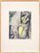 Marc Chagall - Bath-Sheba at the Feet of David - Grabado original firmado a mano, 1958, Imagen 2