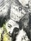 Gravure à l'Eau Forte originale de Marc Chagall - Bath-Sheba at the Feet of David 3