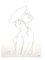 Jean Cocteau - Woman's Profile - Original Lithograph, Immagine 6