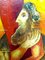 Yoel Benharrouche - El hombre sabio del tiempo - Óleo sobre lienzo, años 50, Imagen 3