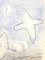 after Georges Braque - Birds - Pochoir 1958 4