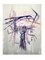 Lithographie Wifredo Lam - Knight - Lithographie Originale 1963 2