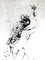 Salvador Dali - Girl With Torch - Serigrafía original sobre seda 1968, Imagen 6