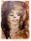 Leonor Fini - Mädchen in Rot-Optik - 1964 Originale Lithographie 1