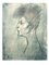 Litografia Pablo Picasso (after) - Head of a Woman - 1946, Immagine 1