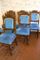 Antique Oak Dining Chairs, Set of 6 11