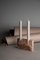 Weißer Skai Kerzenständer aus Travertin von Sanna Völker 15