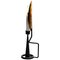 Unique Sculpted Steel Candleholder “Feather”, Signed by Lukas Friedrich 1