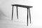 Oak Console Desk with Stool, Hand-Sculpted by Cedric Breisacher, Image 4