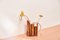 Soliflores III, Sculpted Copper Vase Signed by Pia Chevalier, Image 2