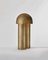 Monolith Brass Sculpted Floor Lamp by Paul Matter, Imagen 8