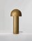 Monolith Brass Sculpted Floor Lamp by Paul Matter, Imagen 9