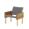 Natural Walnut ''Block'' Armchair, Jonas Lutz 5