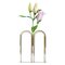 Mirrored Brass ''Bicaudata'' Vase, Ilaria Bianchi, Image 1